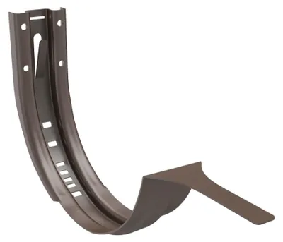 Produktbild von ZAMBELLI Stirnbretthalter verzinkt RG 250 Kupferbraun Dachrinnenhalter für Dachrinne halbrund, Montage ohne löten