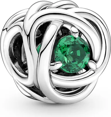 Obrázok produktu pre Pandora Charm 790065C08 Green Eternity Circle kráľovsky zelený kryštál