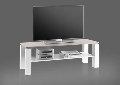 Produktbild von TV Lowboard - Weiß Hochglanz - B 120 cm - mit Ablagefläche