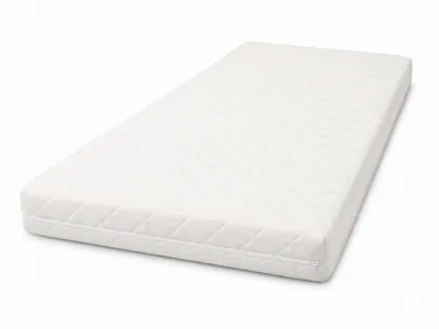 Obrázek produktu pro Potah na matraci 90 x 200 cm, prošívaný, kostkovaný, bílý, se zipem, výška 10 cm