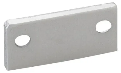 Produktbild von Barthelme Endkappen LB25 flach alu Schraube