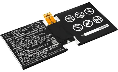 Image de TECHTEK Batterie compatible avec [Microsoft] MSK-1645, Surface 3 10.8, Surface 3 1645 remplace G3HTA003H, pour G3HTA004H, pour G3HTA007H"