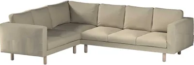 Produktbild von Dekoria Bezug für Norsborg 5-Sitzer Ecksofa, beige- grau, Norsborg 5-Sitzer Ecksofabezug