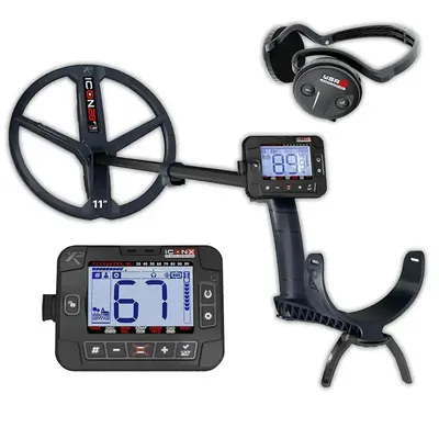 Produktbild von XP Icon X WSA ST Metalldetektor, 28cm Suchspule, WSA ST Kopfhörer, kabellos, FMF Multifrequenz (ICONX-28FMFRCWSAST)