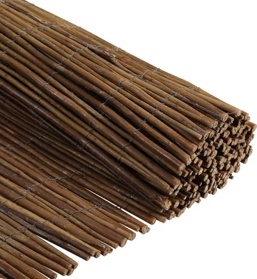 Produktbild von Aopunly Weidenzaun Weidenmatte 80 x 300cm Sichtschutz Sichtschutzmatte Zaun für Garten, Terrasse und Balkon
