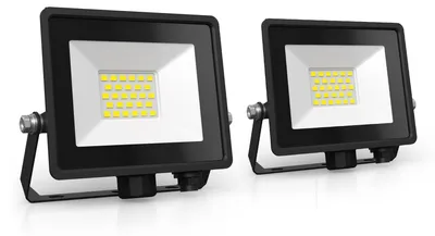 Produktbild von Ledvion 2er set ECO LED Strahler Außen 20W wasserdicht IP65 6500K 2200lm