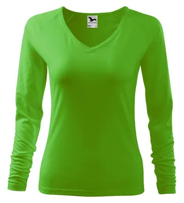 Produktbild von Malfini - "Elegance" T-Shirt für Damen, Langärmlig PP12409 (M) (Grün)