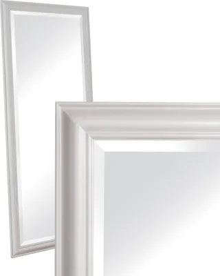 Produktbild von LC Home Wandspiegel Weiß 180 x 80 cm Landhaus-Stil mit Facettenschliff