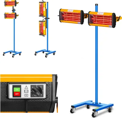 Obrázok produktu pre Infračervená sálavá sušička farieb na stojane 2200W IR-DRYER2000.2