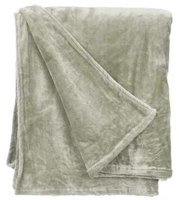 Produktbild von Giftdecor Fleece - Decke - grun - XL - Polyester - 130 x 160 cm