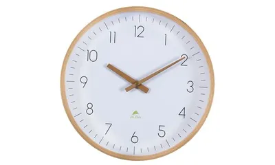 Produktbild von ALBA Holz-Wanduhr "HORTREE", Quarzuhr, Durchmesser: 300 mm