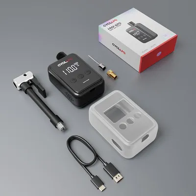 Produktbild von Elektrische Mini-Luftpumpe 150PSI digital Fahrrad Auto Ball