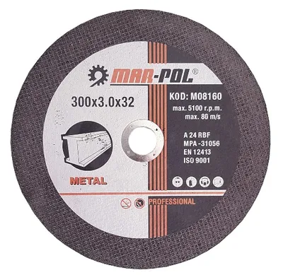 Obrázek produktu pro Kotouč na řezání kovů 300 mm x 3,0 mm x 32 mm 00441