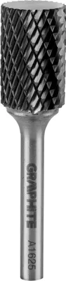 Produktbild von GRAPHITE HM Metallfräser, zylindrisch, Typ A, Schaft 6 x 45 mm, für Schleifmaschine, für Aluminium, Kunststoff
