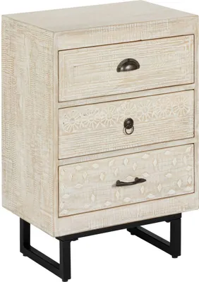 Produktbild von Nachttisch "ajay" mangoholz h73cm - Atmosphera créateur d'intérieur