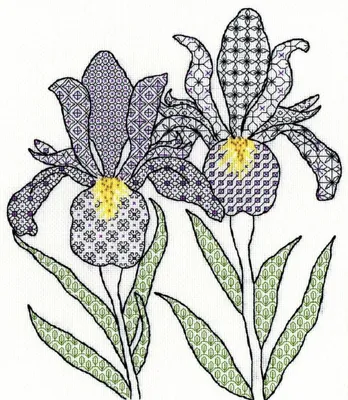 Obrázok produktu pre Bothy Threads Súprava na vyšívanie krížikom "Iris", 30x33cm, xbw5