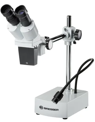 Stereomikroskop 20x Vergrößerung, 230 mm Arbeitsabstand, LED-Beleuchtung