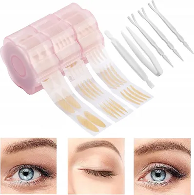 Obrázok produktu pre Náplasti na očné viečka 600ks S/M/L - neviditeľná korekcia očných viečok, lifting očných viečok, spevnenie pokožky, prirodzený liftingový efekt
