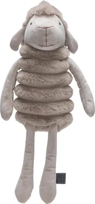 Produktbild von Designed by Lotte Hundespielzeug Reza Schaf beige aus Plüsch