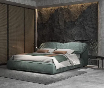 Immagine prodotto di Mobili italiani di design letto matrimoniale 180x200cm letti in pelle nuovo