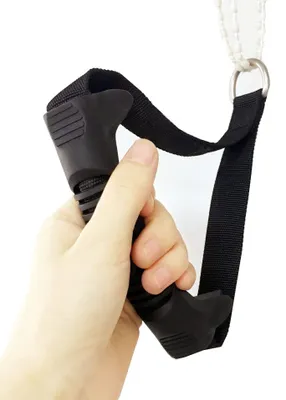 Produktbild von Handgriffe Rutschfest - Handgriffe Fitness - Kabelmaschine - Langlebiges PVC+PP - Stahl D-Ringe - Ergonomischer Griff - Fitnessgriffe
