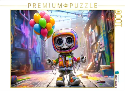 Produktbild von CALVENDO Puzzle Hüpfelhupf | 1000 Teile Lege-Größe 64x48cm Foto-Puzzle für glückliche Stunden