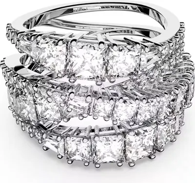 Immagine prodotto di Anelli da dito Swarovski, argento, collezione Hyperbola, modello da donna