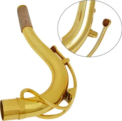 Zdjęcie produktu dla Szyjka saksofonu, Sax Bend Szyjka saksofonu tenorowego 27, 8 Mm Mosiądz Złoto Rezonans Intonacja Odpowiednia do szyjki saksofonu tenorowego