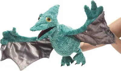 Produktbild von Folkmanis Handpuppe Saurier Flugsaurier Drache 3229
