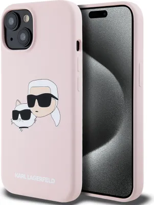 Immagine prodotto di Karl Lagerfeld Klhmp15Sskchpplp Iphone15 / 14 / 13 6.1 Różowy/Pink Custodia rigida in silicone Karl & Choupette Magsafe