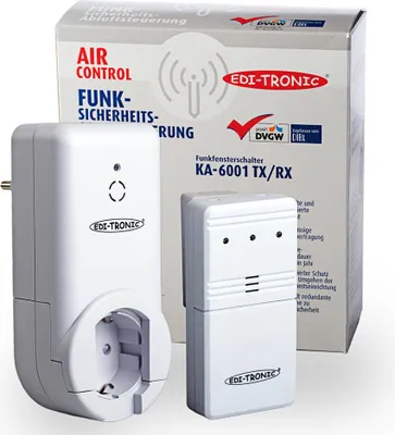 Product packaging with two devices shown in front of it.