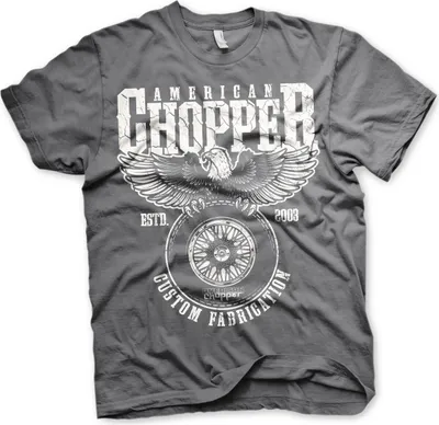 Obrázek produktu pro American Chopper - Custom Fabrication T-Shirt - Medium - DarkGrey