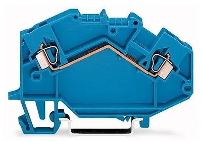 2-Leiter-Durchgangsklemme 2,5 mm², Blau, 400 V, Kunststoff