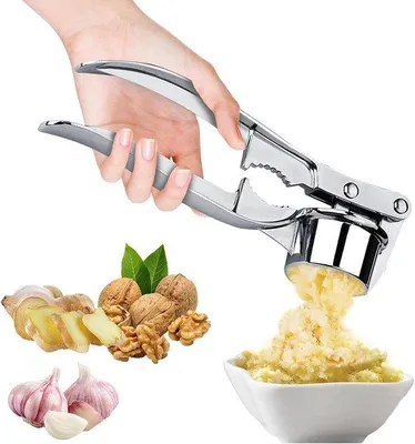 Produktbild von 4-in-1 Multifunktions Knoblauchpresse aus Edelstahl