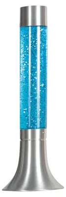 Image de Mexlite - lampe de table - Volcan - bleu acier - métal plastique - Ø 14cm - E14 - 4188ST