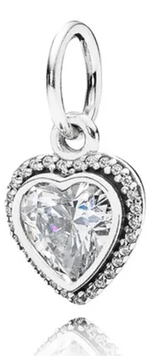Produktbild von Pandora Anhänger Damen Sparkling Love Herz Silber 390366CZ