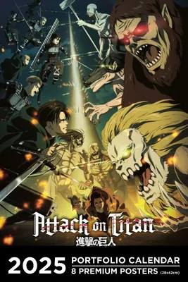 Produktbild von Attack on Titan Portfolio Kalender 2025 *Englische Version*