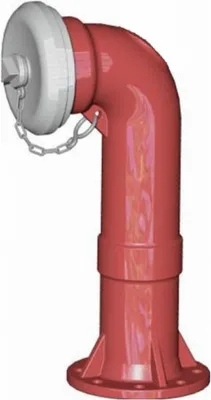 Produktbild von Löschwassersauganschluss DIN 14244 Form B ohne Peilstutzen
