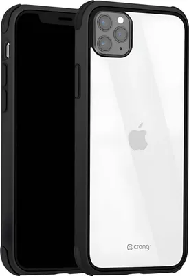 Produktbild von Crong CRG-TRC-IP11P-BB, Cover, Apple, iPhone 11 Pro, 14,7 cm (5.8"), Schwarz
