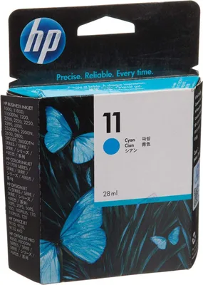 Produktbild von HP 11, Cyan, 28 ml, 2350 Seiten