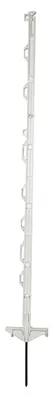 Produktbild von Elzusha – Kunststoff-Weidezaunpfähle, 10 Stück, weiß, 138 cm hoch