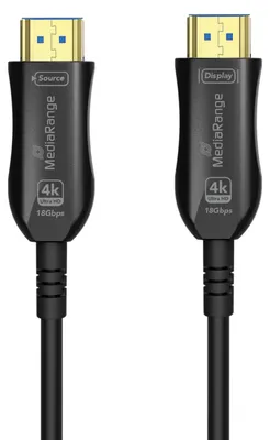 Produktbild von MediaRange HDMI High Speed Ethernet Kabel AOC 18Gibt/s 10m