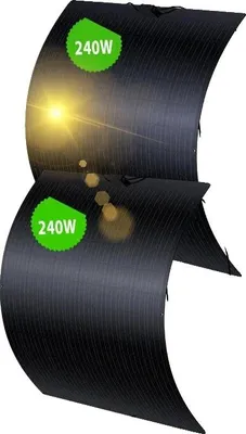 Zdjęcie produktu dla Zestaw paneli słonecznych, mikroinwerter 800W, wysoka wydajność, 240W * 2