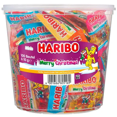 Produktbild von Haribo Merry Christmas Minis 100x10g