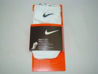 Produktbild von Nike Fit Dry No Show Socken 3er Pack weiß/grau, Größe:34-38