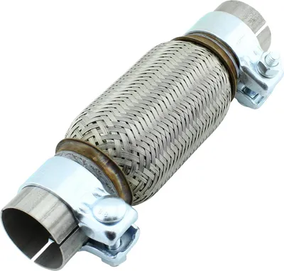 Produktbild von HAGO24 50,7 x 150 mm Flexrohr Flexstück Panzergewebe Korrosionsschutz Edelstahl Innenwellrohr Katalysator