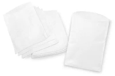Produktbild von 1000 BeeSana Waschhandschuhe - Einmalwaschhandschuh - Molton soft/genäht