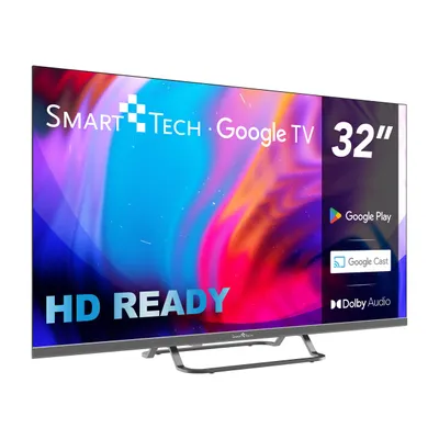 Obrázok produktu pre Smart-Tech 32HG01V, 81,3 cm (32"), 1366 x 768 px, DLED, Smart TV, Wi-Fi, Šedá