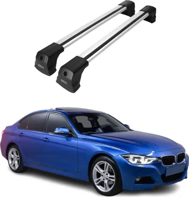 Produktbild von Dachträger Grundtäger für BMW 3er F30 2011-2019 75kg Aluminium Silber 2 tlg