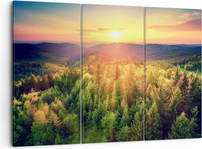 Produktbild von Bild auf Leinwand - Leinwandbild - Berge Natur - 105x70cm - Wand Bild - Wanddeko - Wandbilder - Leinwanddruck - Bilder - Kunstdruck - Wanddekoration - Leinwand bilder - Wandkunst - CE105x70-3697